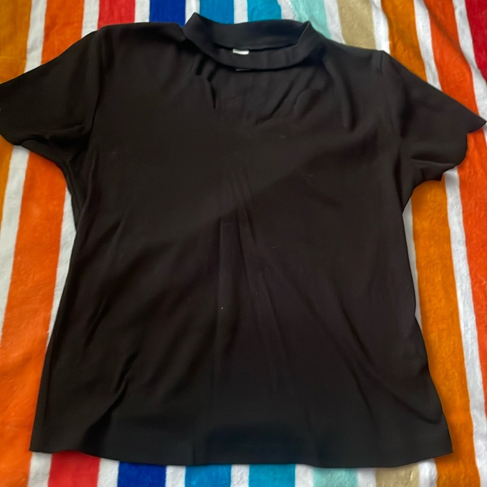Black dress shirt
